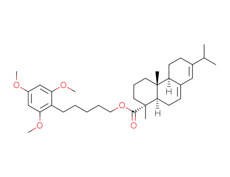 5-(2,4,6-trimethoxyphenyl)pentyl abieta-7,13-dien-18-oate