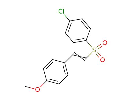Molecular Structure of 3406-65-3 (E-4-methoxystyryl 4-chlorophenyl sulfone)