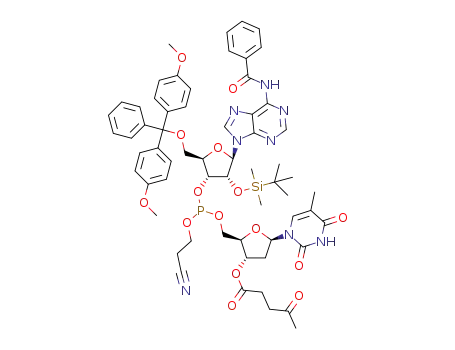 5'-O-DMTr-rA(Bz)p(CNE)dT-3'-O-Lev