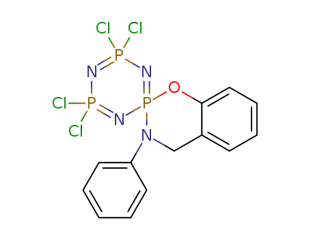 4,4,6,6-tetrachloro-3-phenyl-3,4-dihydrospiro[1,3,2-benzoxazaphosphorine][2λ5,4λ5,6λ5][1,3,5,2,4,6]triazatriphosphorine