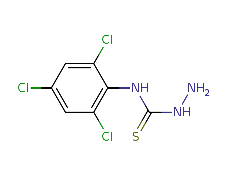 Molecular Structure of 206761-89-9 (4-(2,4,6-TRICHLOROPHENYL)-3-THIOSEMICARBAZIDE)