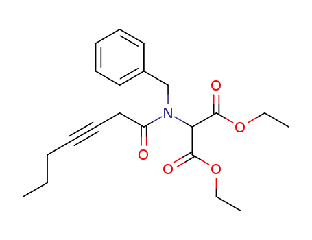 diethyl 2-(N-(benzyl)hep-3-ynamido)malonate