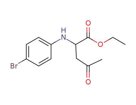 ethyl 2-(4-bromophenylamino)-4-oxopentanoate