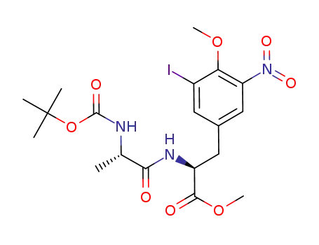 (S)-methyl 2-((S)-2-(tert-butoxycarbonylamino)propanamido)-3-(3-iodo-4-methoxy-5-nitrophenyl)propanoate