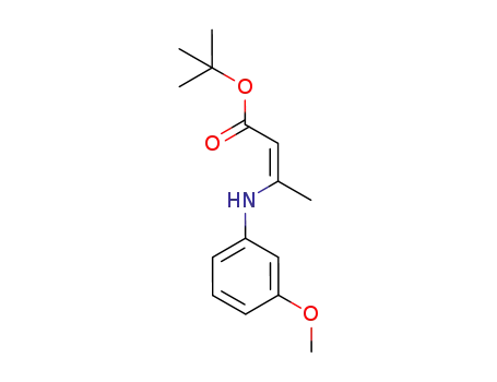 (Z)-tert-butyl 3-(3-methoxyphenylamino)but-2-enoate