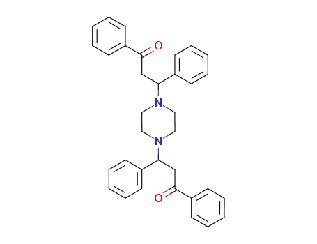 Propiophenone, 3,3''-(1,4-piperazinediyl)bis[3-phenyl- (8CI) cas  34131-30-1