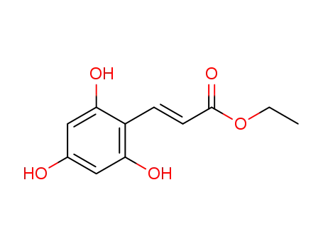 Molecular Structure of 1185256-07-8 (ethyl (2E)-3-(2,4,6-trihydroxyphenyl)arylate)