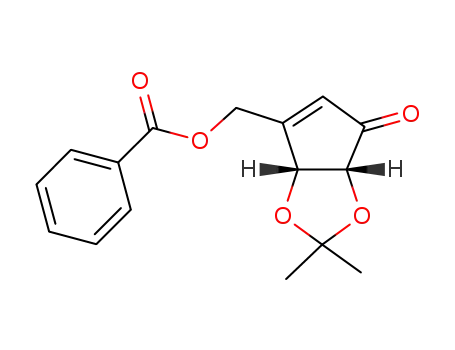 (4R,5R)3-[(benzoyloxy)methyl]-4,5-O-isopropylidene-2-cyclopentenone