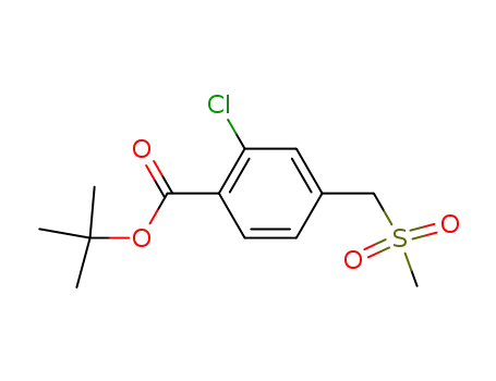 tert-butyl 2-chloro-4-(methylsulfonylmethyl)benzoate