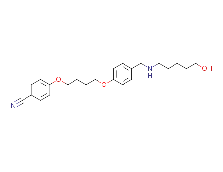 4-(4-(4-((5-hydroxypentylamino)methyl)phenoxy)butoxy)benzonitrile