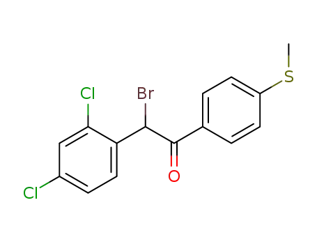 Molecular Structure of 1280582-87-7 (C<sub>15</sub>H<sub>11</sub>BrCl<sub>2</sub>OS)