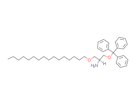 (+/-)-2-Amino-2-desoxy-3-O-hexadecyl-1-O-(triphenylmethyl)glycerol
