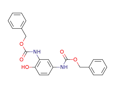 Molecular Structure of 1360875-58-6 (dibenzyl 4-hydroxy-1,3-phenylenedicarbamate)
