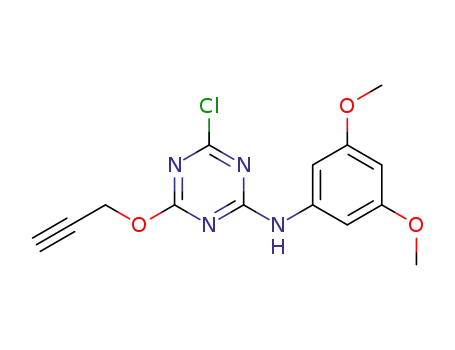 (4-chloro-6-prop-2-ynyloxy-[1,3,5]triazin-2-yl)-(3,5-dimethoxyphenyl)amine