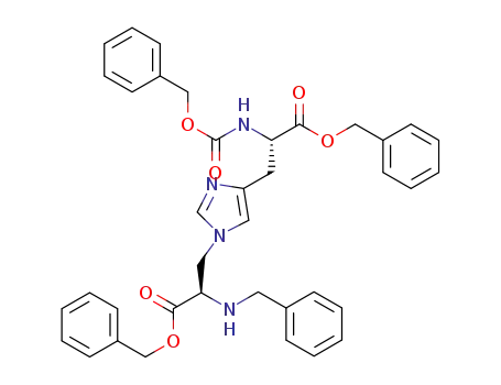 dibenzyl Nα-tert-carbobenzyloxy-Nα'-benzyl-τ-L-histidino-D-alaninate