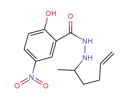 N'-(hex-5-en-2-yl)-2-hydroxy-5-nitrobenzohydrazide