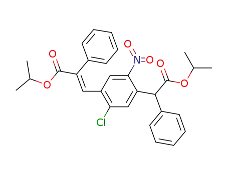 (+/-)-isopropyl (2E)-3-[2-chloro-4-(2-isopropoxy-2-oxo-1-phenylethyl)-5-nitrophenyl]-2-phenylacrylate
