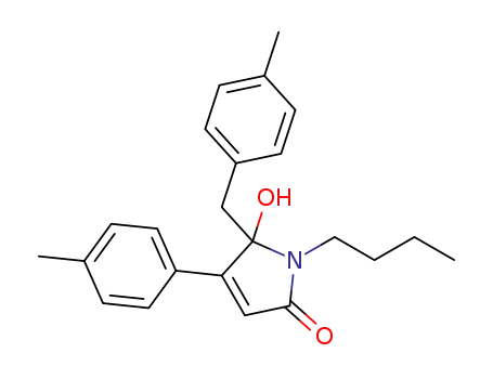 5-(4-methylbenzyl)-1-butyl-5-hydroxy-4-p-tolylpyrrol-2(5H)-one