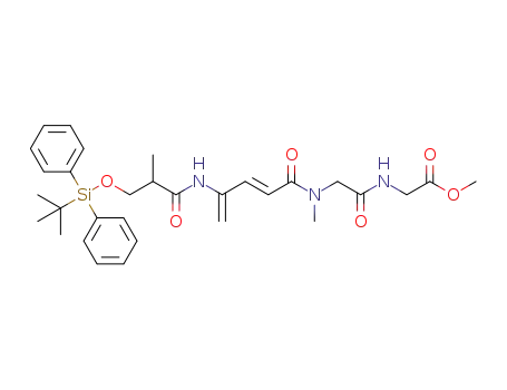 (E)-methyl 2,2,6,13-tetramethyl-9-methylene-7,12,15-trioxo-3,3-diphenyl-4-oxa-8,13,16-triaza-3-silaoctadec-10-en-18-oate