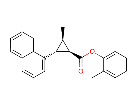 (1R,2R,3R)-2,6-dimethylphenyl 2-methyl-3-(naphthalen-1-yl)cyclopropanecarboxylate