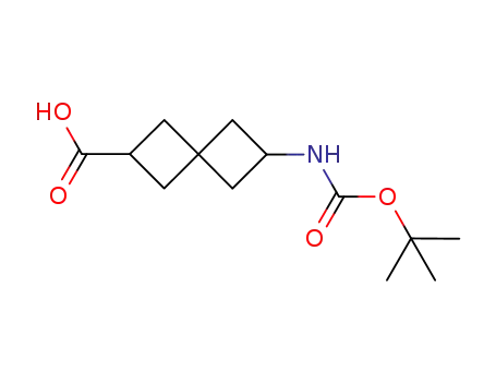 Molecular Structure of 1087798-38-6 (6-(Boc-amino)spiro[3.3]he...)