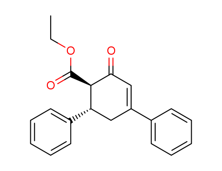 3-Cyclohexene-1-carboxylic acid, 2-oxo-4,6-diphenyl-, ethyl ester, cis-