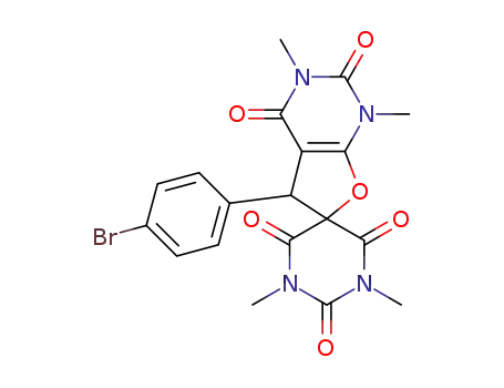 5-(4-bromophenyl)-1,1',3,3'-tetramethyl-1H,1'H-spiro-[furo[2,3-d]pyrimidine-6,5'-pyrimidine]-2,2',4,4',6'(3H,3'H,5H)-pentaone