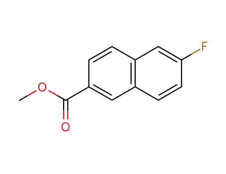 Molecular Structure of 5043-00-5 (6-FLUORO-2-NAPHTHOIC ACID METHYL ESTER)