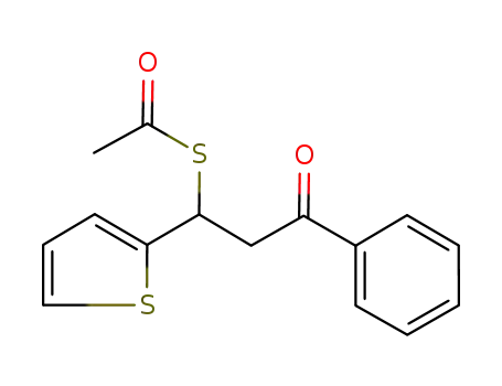 thioacetic acid S-[1-(thiophen-2-yl)-3-oxo-3-phenylpropyl] ester