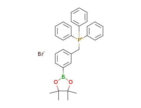 triphenyl(3-(4,4,5,5-tetramethyl-1,3,2-dioxaborolan-2-yl)benzyl)phosphonium bromide