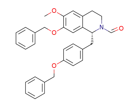 (R)-1-(4-benzyloxybenzyl)-2-formyl-6-methoxy-7-benzyloxy-1,2,3,4-tetrahydro-isoquinoline