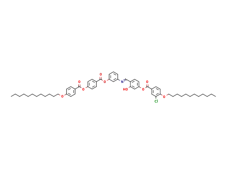 3-[4-(3-chloro-4-n-dodecyloxybenzoyloxy)-2-hydroxybenzylideneamino]phenyl 4-(4-n-dodecyloxybenzoyloxy)benzoate