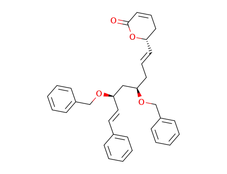 (6R)-6-[(1E,4R,6S,7E)-4,6-di(benzyloxy)-8-phenyl-1,7-octadienyl]-5,6-dihydro-2H-2-pyranone