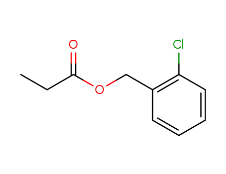 Molecular Structure of 7252-03-1 ((2-chlorophenyl)methyl propanoate)