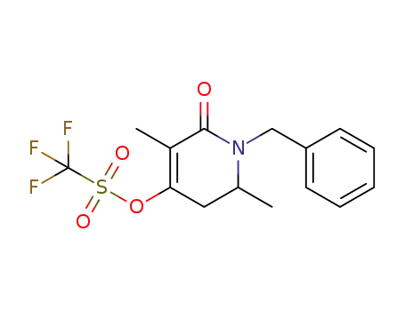 1-benzyl-2,5-dimethyl-6-oxo-1,2,3,6-tetrahydropyridin-4-yl trifluoromethanesulfonate