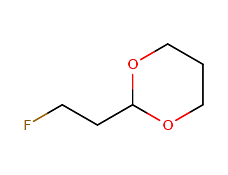 Molecular Structure of 1396797-87-7 (2-(2'-fluoroethyl)-1,3-dioxane)