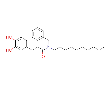 N-decyl-N-benzyl-3-(3,4 dihydroxyphenyl)propanamide