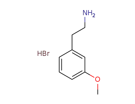 Molecular Structure of 60189-29-9 (2-(3-methoxyphenyl)ethanaminium bromide)