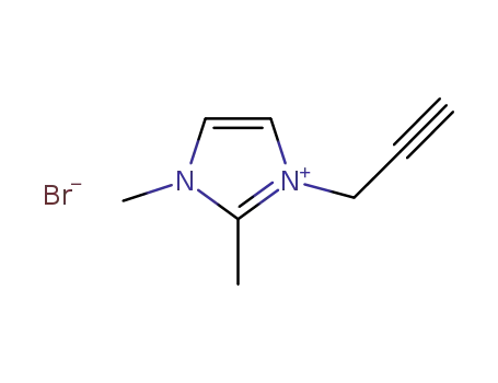 1,2-dimethyl-3-(prop-2-ynyl)-1H-imidazol-3-ium bromide