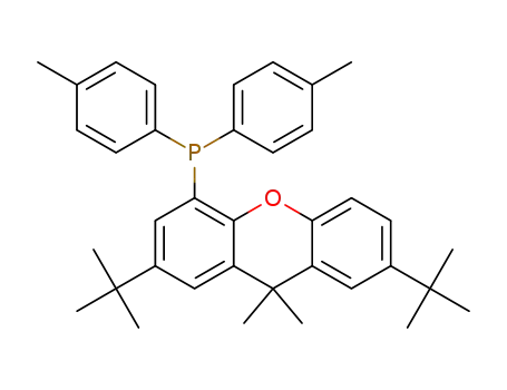 4-(bis-p-tolylphosphino)-2,7-di-tert-butyl-9,9-dimethylxanthene