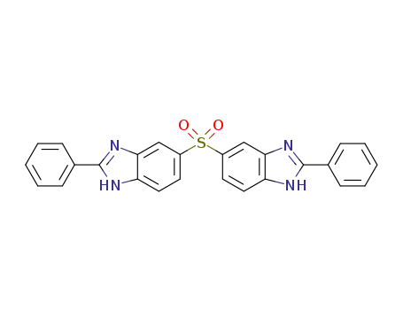 Molecular Structure of 68575-20-2 (2,2'-diphenyl-5,5'-sulfonyldibenzimidazole)