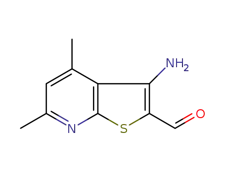 3-amino-4,6-dimethylthieno[2,3-b]pyridine-2-carbaldehyde