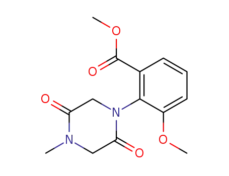 3-methoxy-2-(4-methyl-2,5-dioxo-piperazin-1-yl)-benzoic acid methyl ester