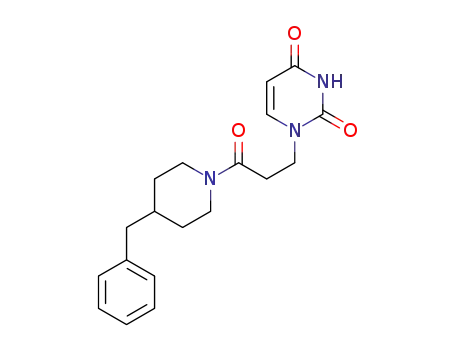 1-(3-(4-benzylpiperidin-1-yl)-3-oxopropyl)pyrimidine-2,4(1H,3H)-dione