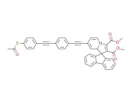 dimethyl 7'-((4-((4-(acetylthio)phenyl)ethynyl)phenyl)ethynyl)-8a'H-spiro[fluorene-9,1'-indolizine]-2',3'-dicarboxylate