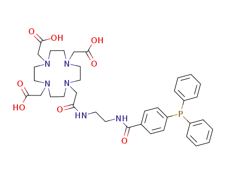 2,2',2''-(10-(2-((2-(4-(diphenylphosphino)benzamido)ethyl)amino)-2-oxoethyl)-1,4,7,10-tetraazacyclododecane-1,4,7-triyl)triacetic acid