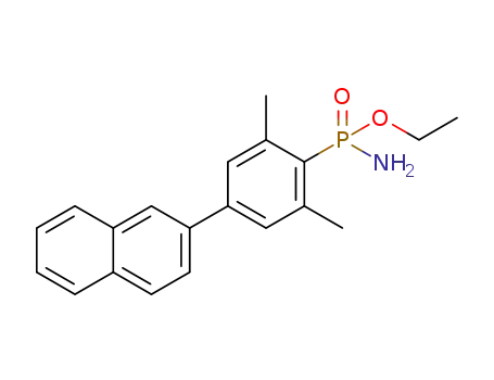 ethyl 2,6-dimethyl-4-naphthalen-2-ylphenylphosphonamide