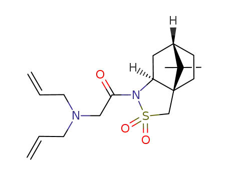 Molecular Structure of 844498-35-7 ((1R,2S)-N-[2'-(diallylamino)acetyl]bornane-10,2-sultam)