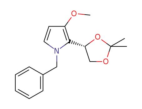 (4'S)-1-benzyl-2-(2',2'-dimethyl-1',3'-dioxolan-4'-yl)-3-methoxypyrrole