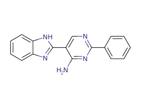 5-(1H-benzo[d]imidazo-2-yl)-2-phenylpyrimidin-4-amine